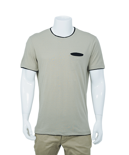 Round Neck Pocket T-Shirt  DTS 3059