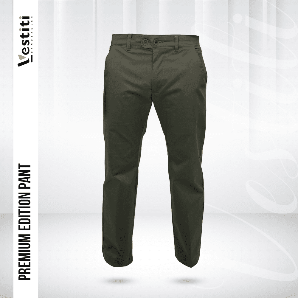 Men's Regular Fit Pant Olive